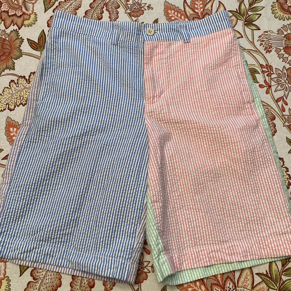 Vineyard Vines seersucker classic shorts like new